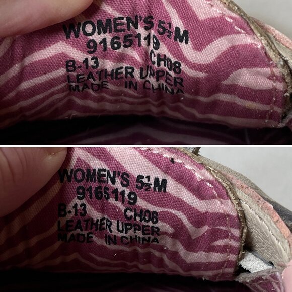 Sperry Top-Sider Tan Pink Authentic Original Boat Shoe Sneaker Size 5.5 - Picture 9 of 16